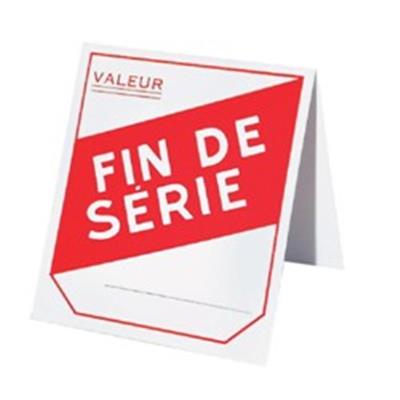 Etiquettes fin de série valeur