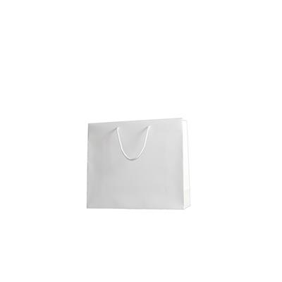 25 sacs luxe kraft blanc 40+14x35 cm