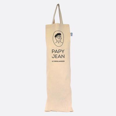 Sac coton format baguette